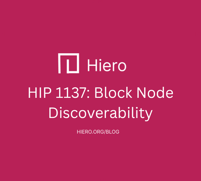 HIP-1137: Block Node Discoverability via On-Chain Registry