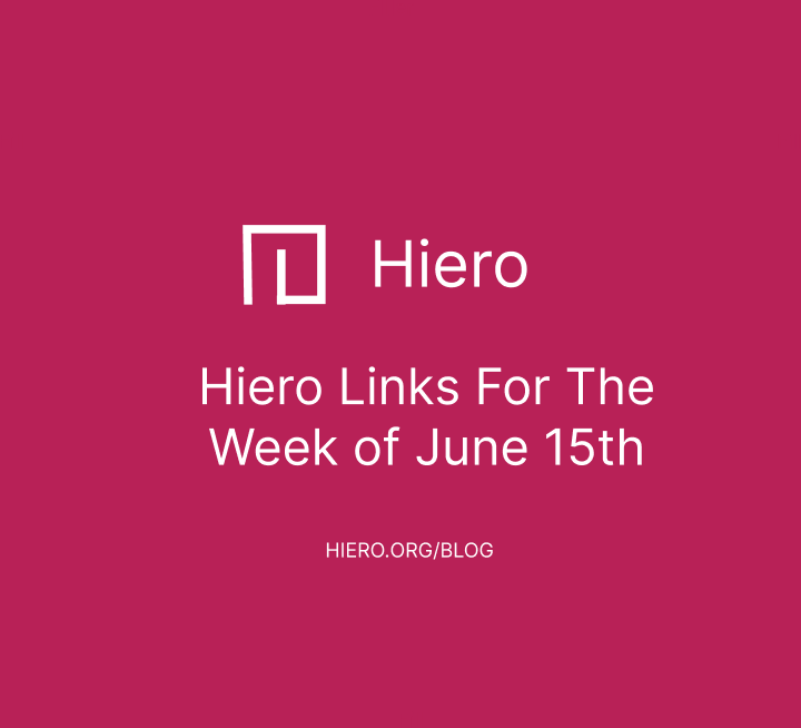 Hiero Links For The Week of June 15th